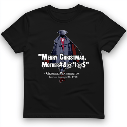 Merry Christmas Mother #%@#$!@ T-Shirt Black / S