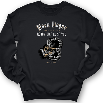 Milan Quarantine Crewneck Black / S