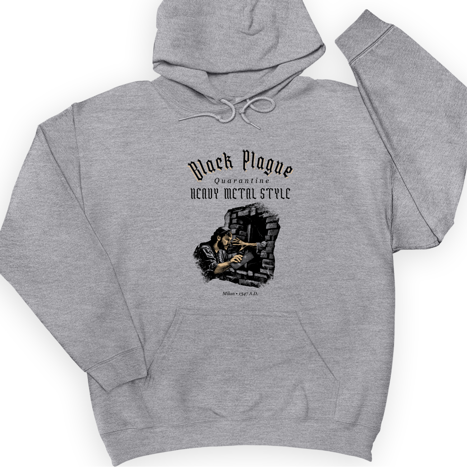 Milan Quarantine Hoodie Sport Grey / S