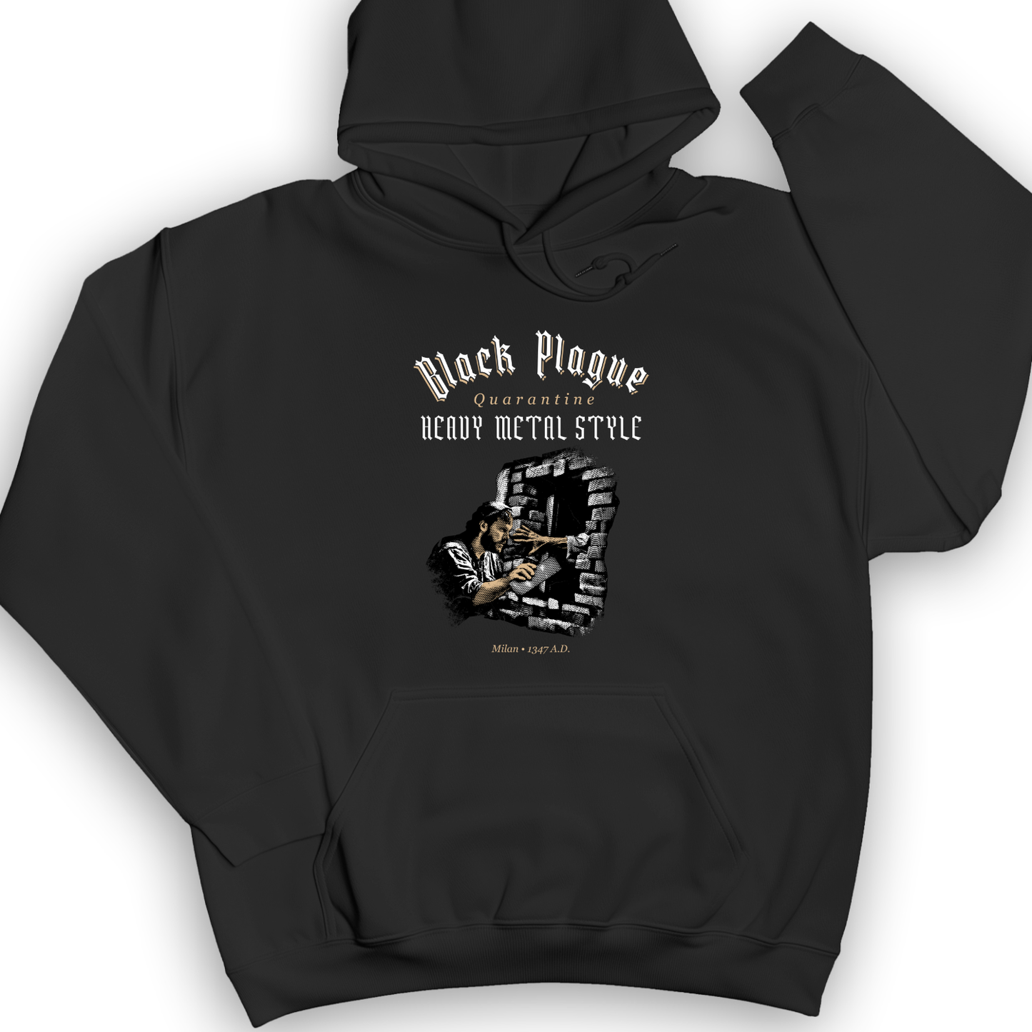 Milan Quarantine Hoodie Black / S