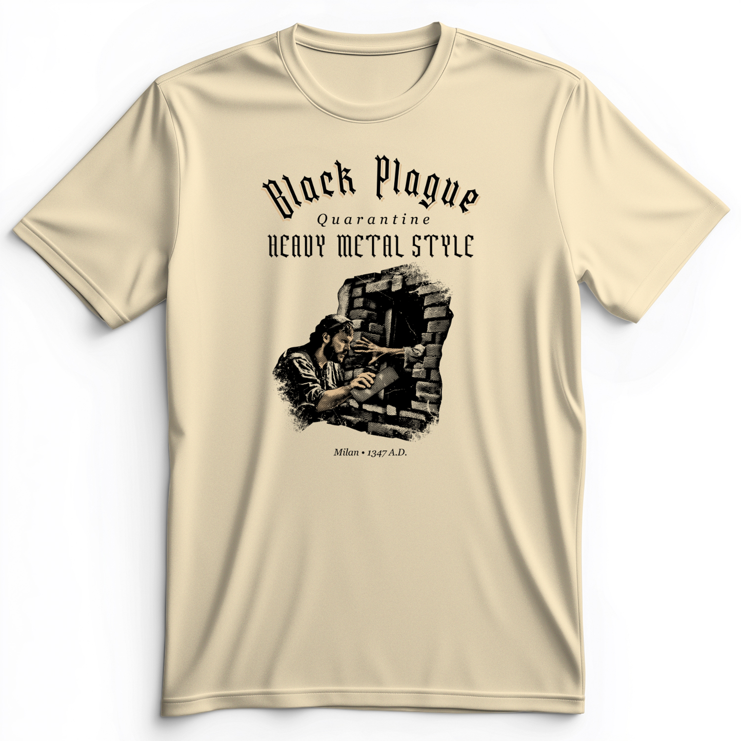 Milan Quarantine Premium Tee Natural / S