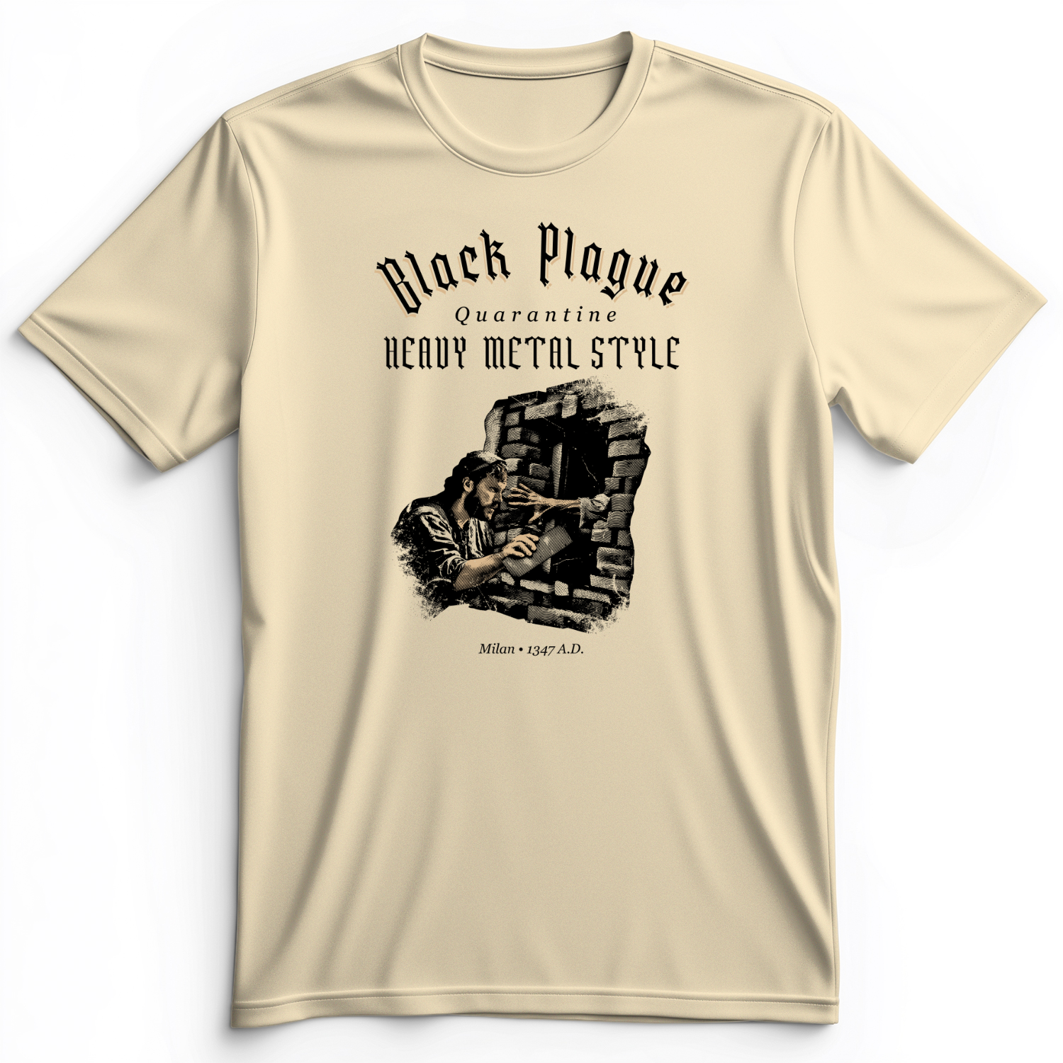 Milan Quarantine Premium Tee Natural / S