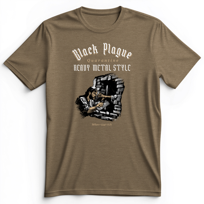 Milan Quarantine Premium Tee Heather Olive / S