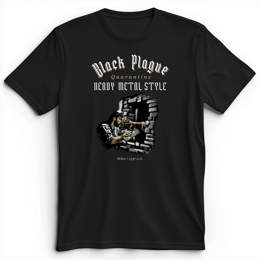 Milan Quarantine Premium Tee Black / S