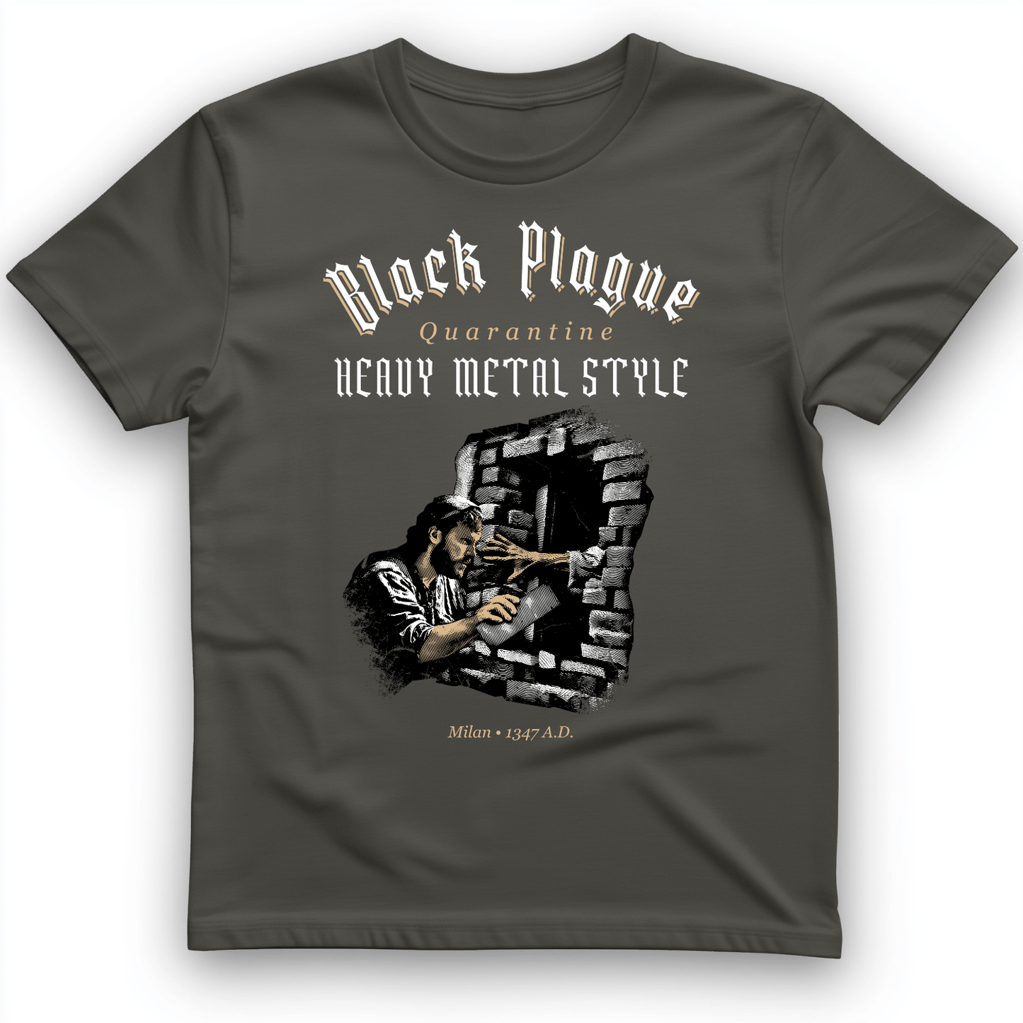 Milan Quarantine T-Shirt Charcoal / S