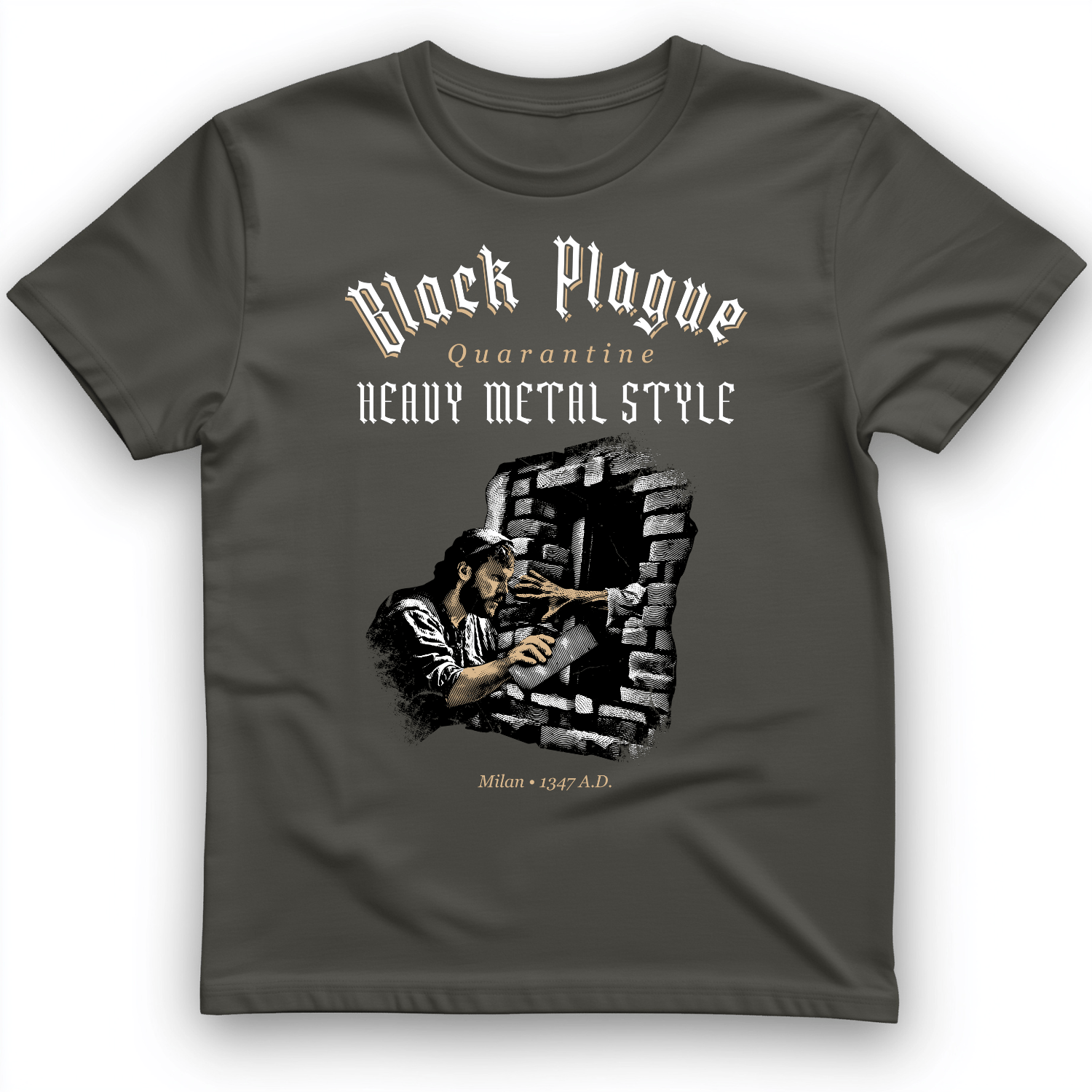 Milan Quarantine T-Shirt Charcoal / S