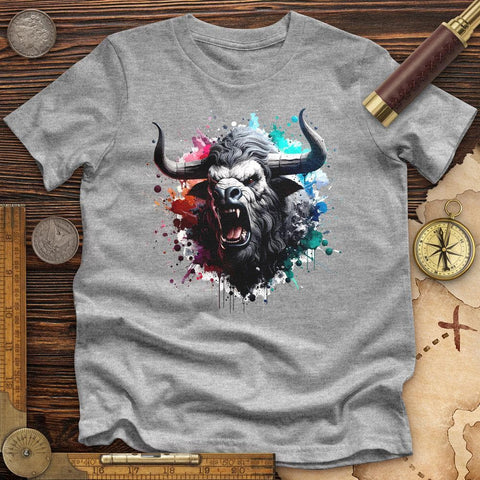 Minotaur Splatter High Quality Tee Athletic Heather / S