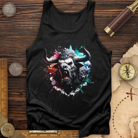 Minotaur Splatter Tank Black / XS