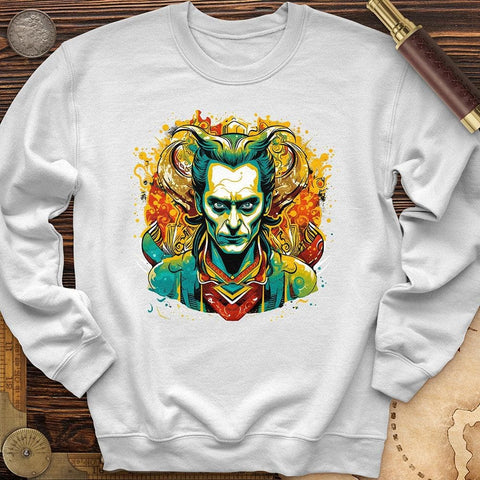 Mischievous Loki Crewneck White / S