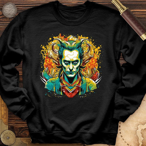 Mischievous Loki Crewneck Black / S