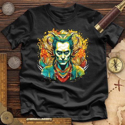 Mischievous Loki High Quality Tee Black / S