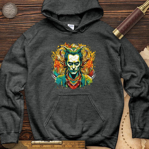 Mischievous Loki Hoodie Dark Heather / S