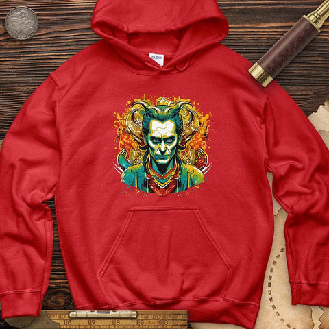 Mischievous Loki Hoodie Red / S