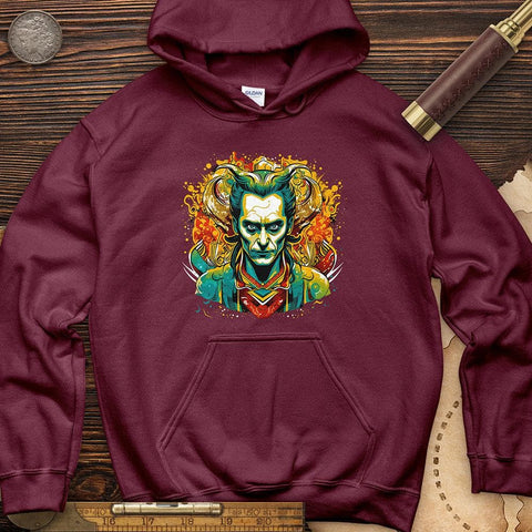 Mischievous Loki Hoodie Maroon / S