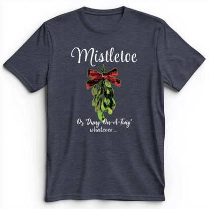 Mistletoe Premium Tee Heather Navy / S