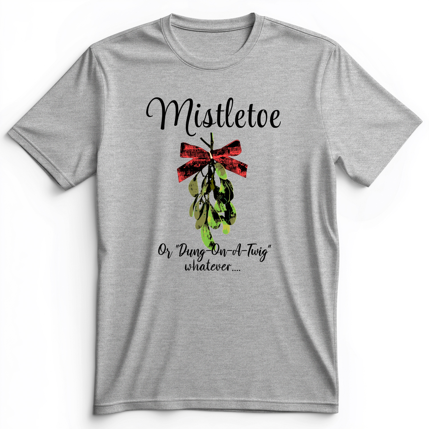 Mistletoe Premium Tee Athletic Heather / S