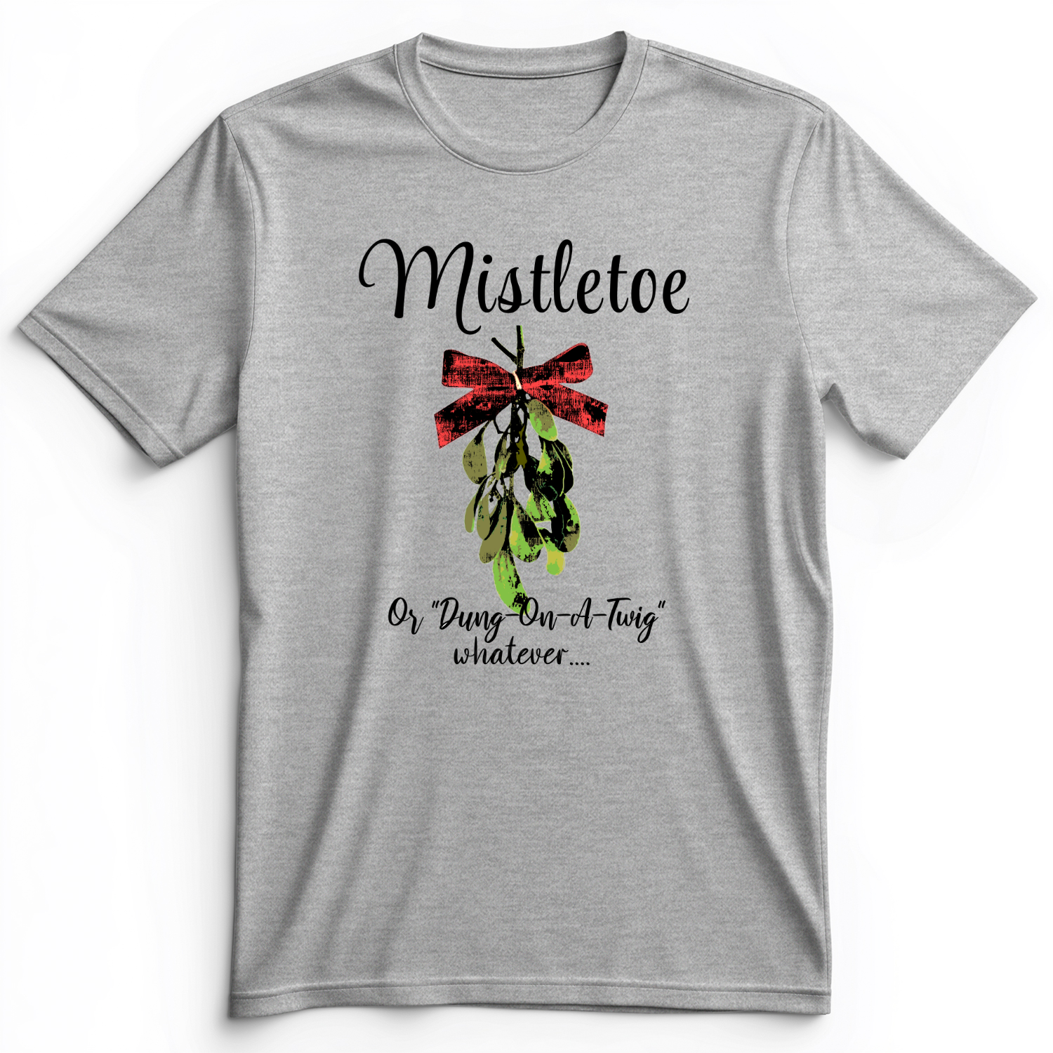 Mistletoe Premium Tee Athletic Heather / S