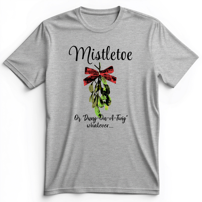 Mistletoe Premium Tee Athletic Heather / S