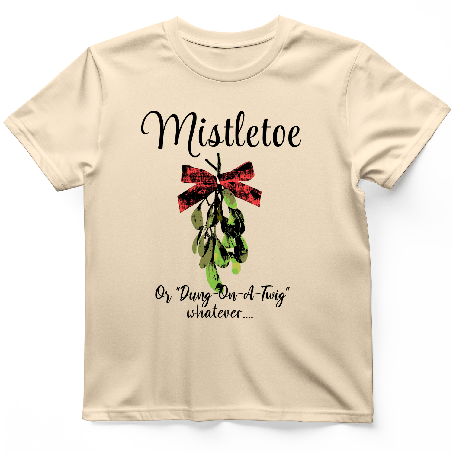 Mistletoe T-Shirt Natural / S