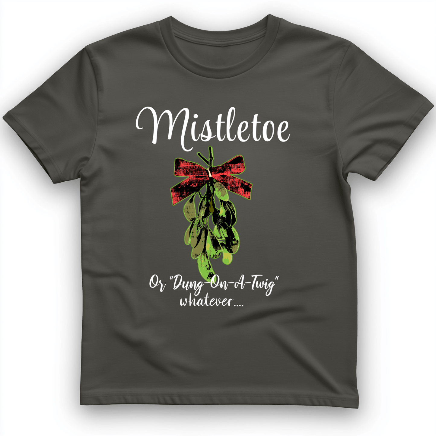 Mistletoe T-Shirt Charcoal / S