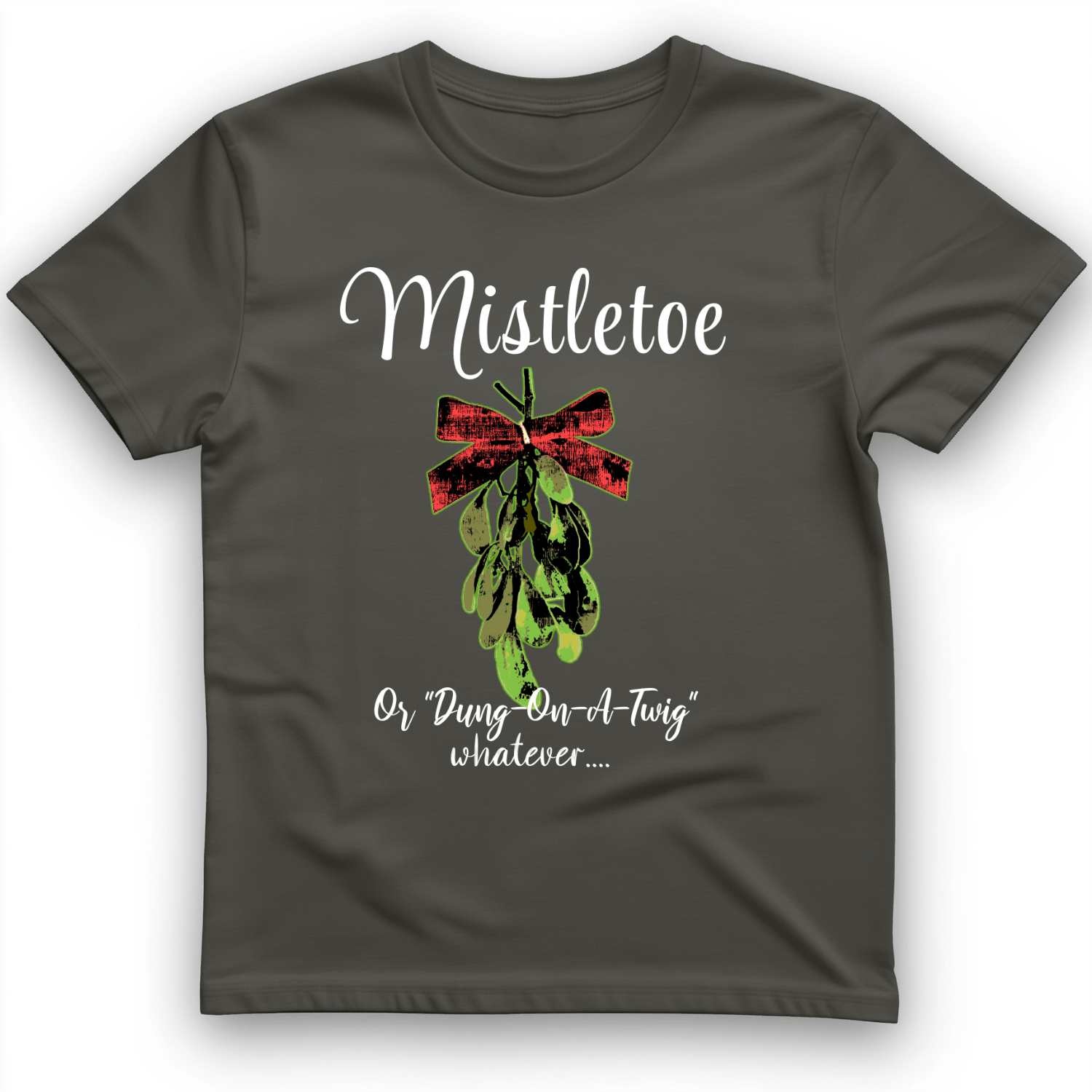 Mistletoe T-Shirt Charcoal / S