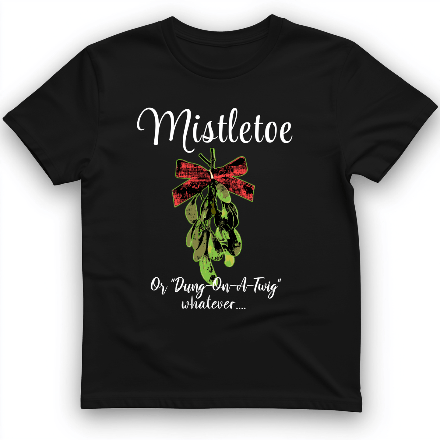 Mistletoe T-Shirt Black / S