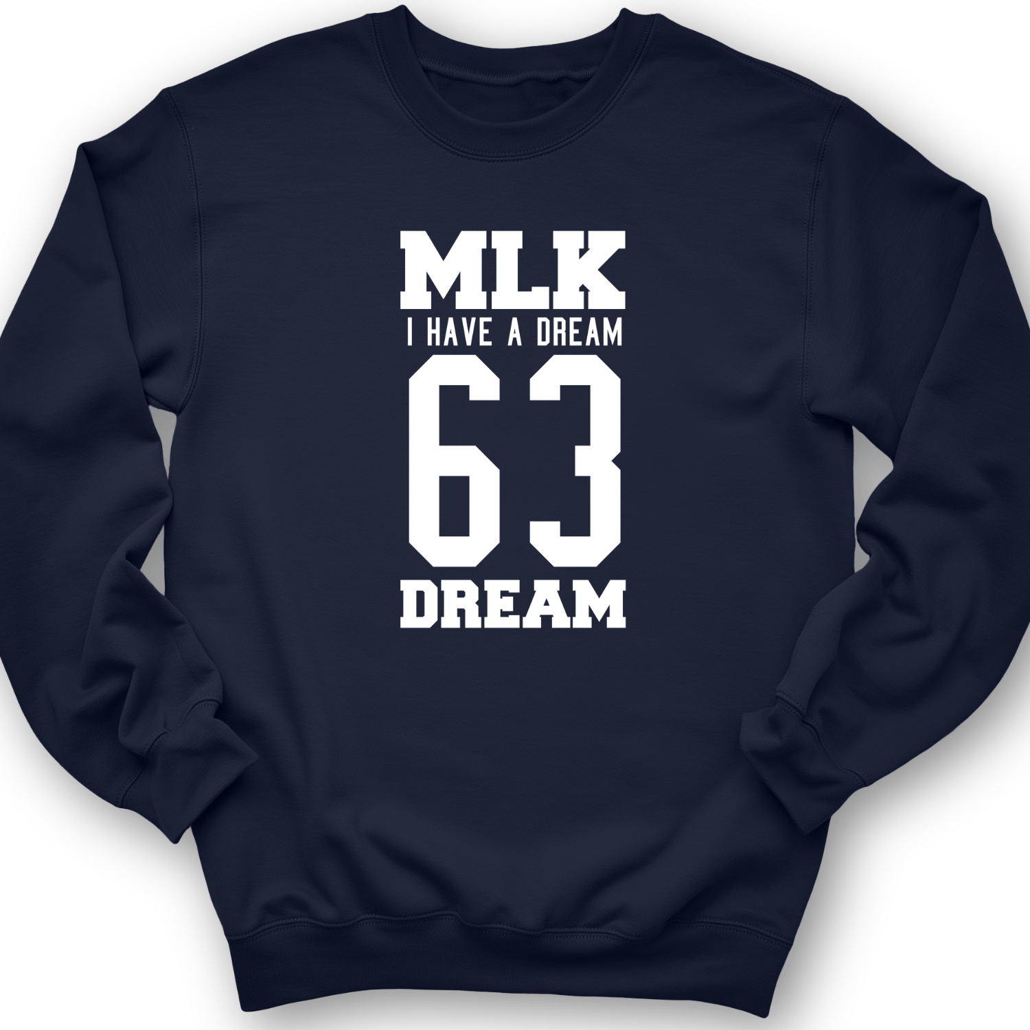 MLK 63 Crewneck Navy / S