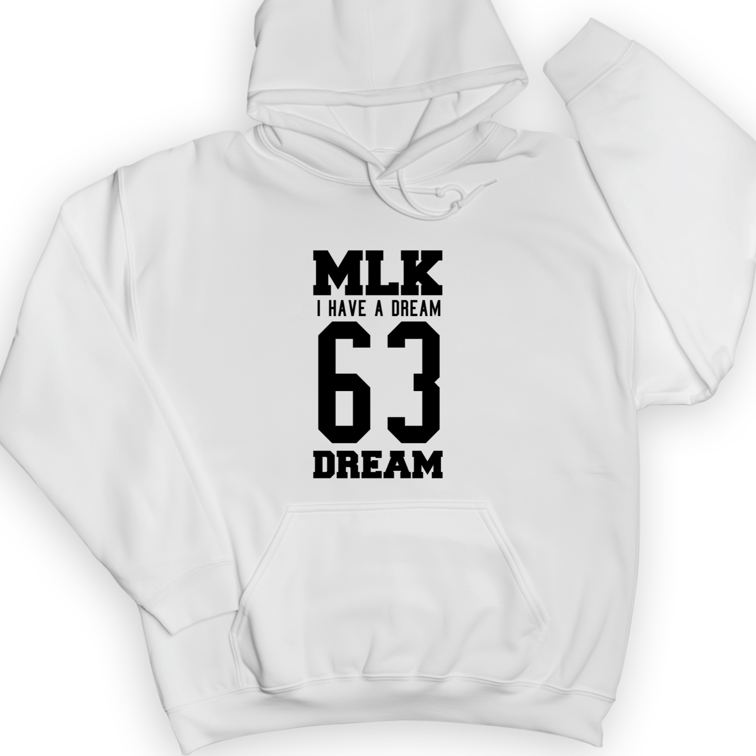 MLK 63 Hoodie White / S