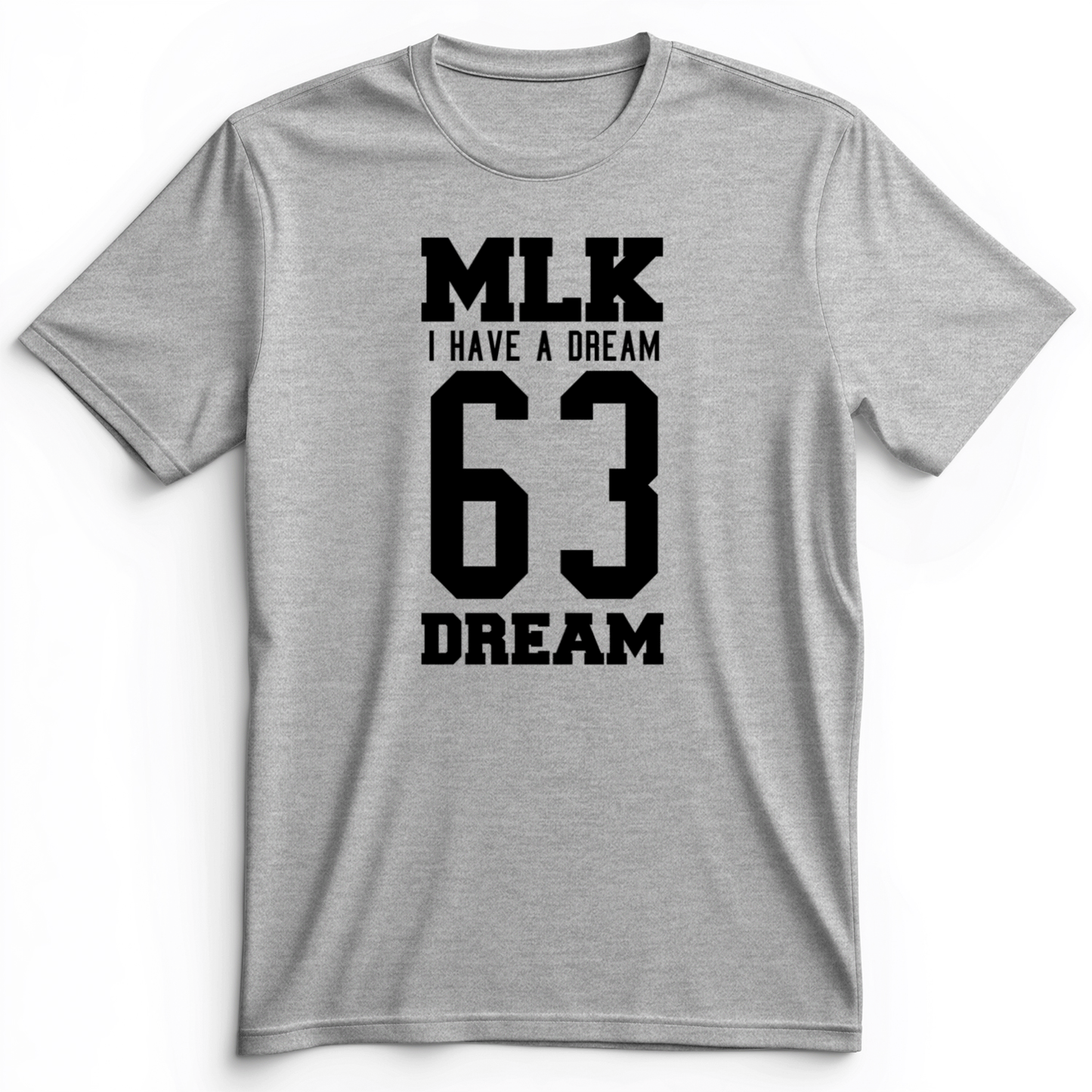 MLK 63 Premium Tee Athletic Heather / S