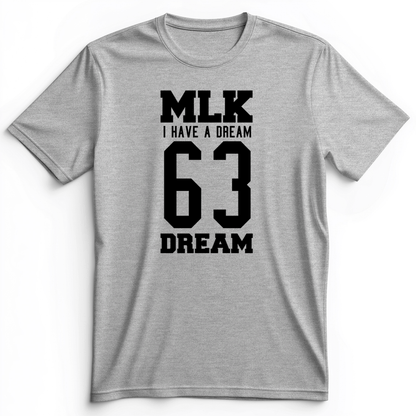 MLK 63 Premium Tee Athletic Heather / S
