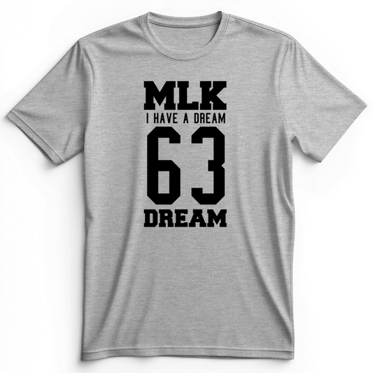 MLK 63 Premium Tee Athletic Heather / S