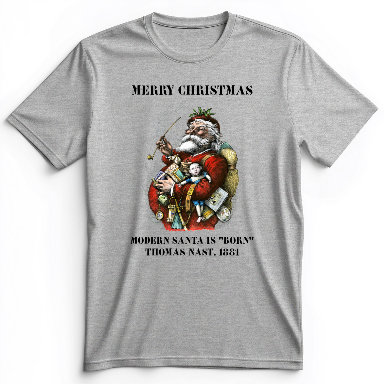 Modern Santa Claus Premium Tee Athletic Heather / S