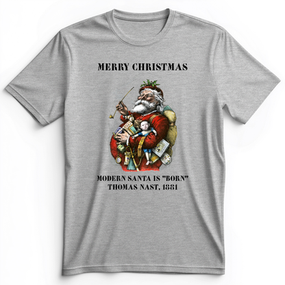 Modern Santa Claus Premium Tee Athletic Heather / S