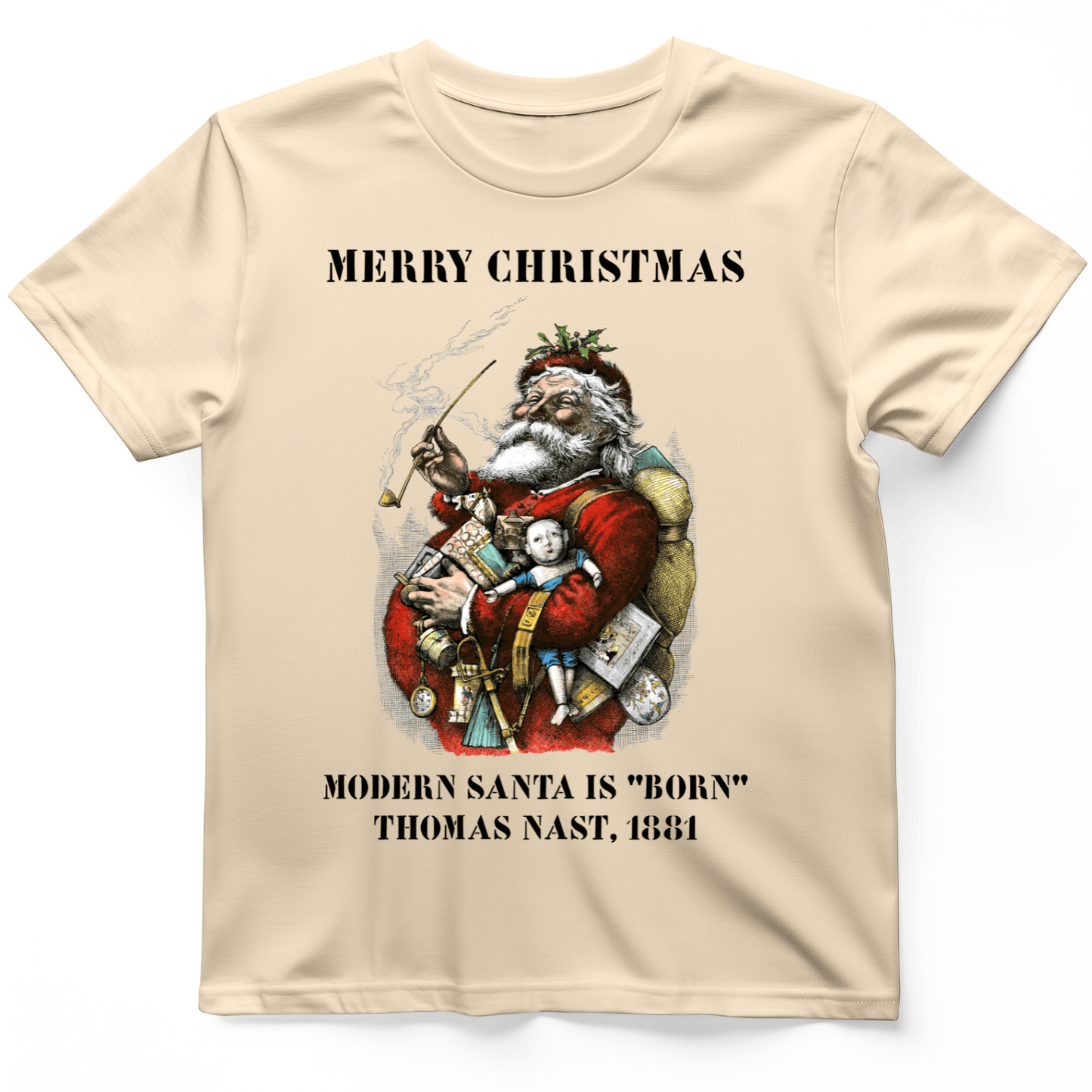 Modern Santa Claus T-Shirt Natural / S