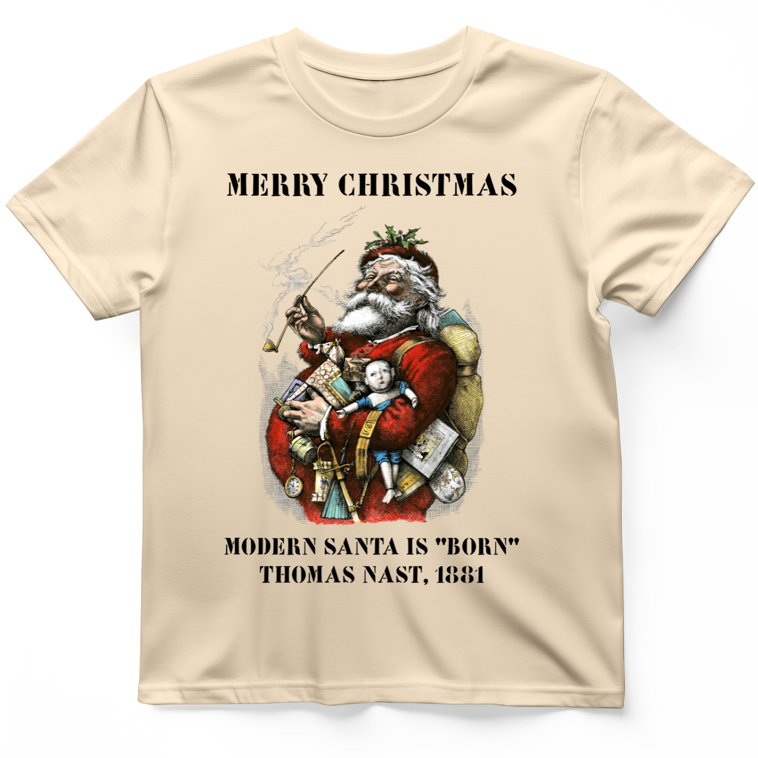 Modern Santa Claus T-Shirt Natural / S