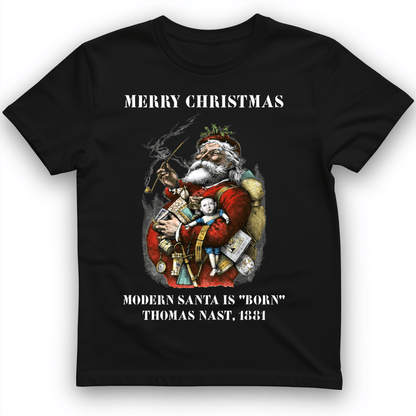 Modern Santa Claus T-Shirt Black / S