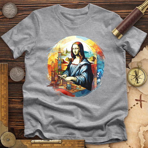 Mona Lisa Art High Quality Tee Athletic Heather / S