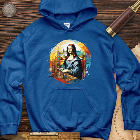 Mona Lisa Art Hoodie Royal / S