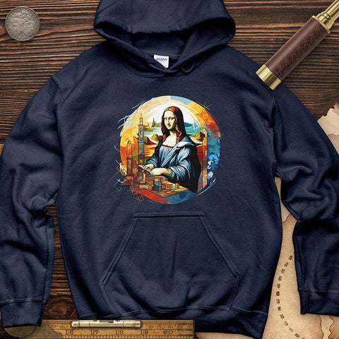 Mona Lisa Art Hoodie Navy / S