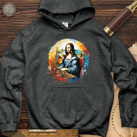 Mona Lisa Art Hoodie Dark Heather / S