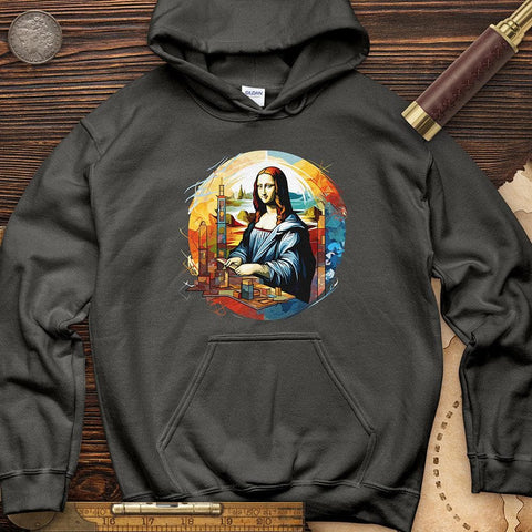 Mona Lisa Art Hoodie Charcoal / S