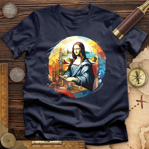 Mona Lisa Art T-Shirt Navy / S