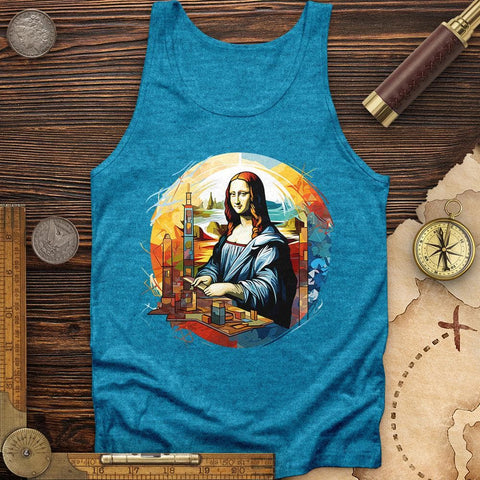 Mona Lisa Art Tank Aqua TriBlend / XS