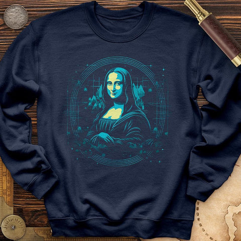 Mona Lisa Colored Crewneck Navy / S