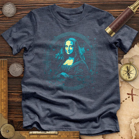 Mona Lisa Colored Premium Quality Tee Heather Navy / S