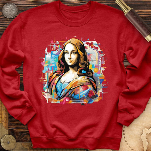 Mona Lisa Pastel Crewneck Red / S