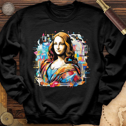 Mona Lisa Pastel Crewneck Black / S