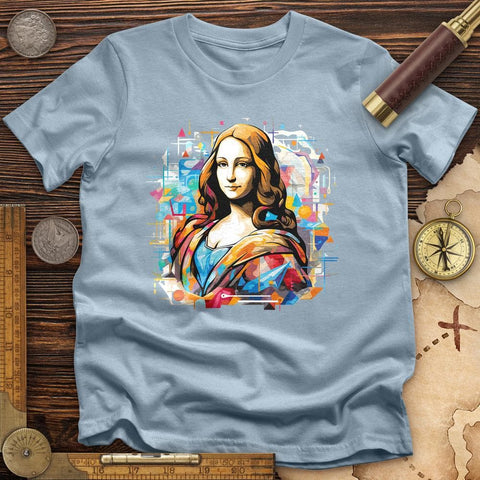 Mona Lisa Pastel High Quality Tee Light Blue / S