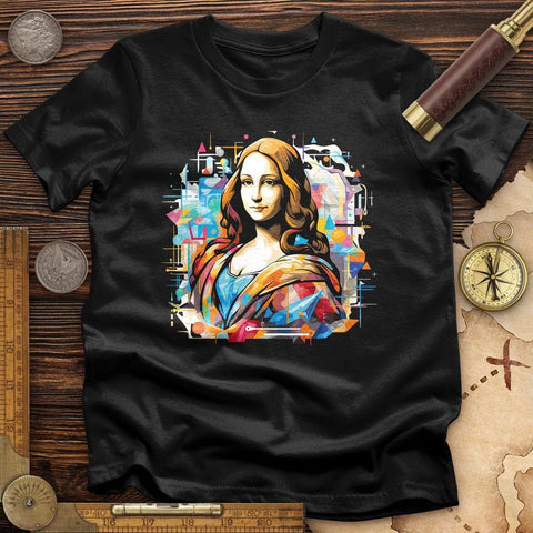 Mona Lisa Pastel High Quality Tee Black / S