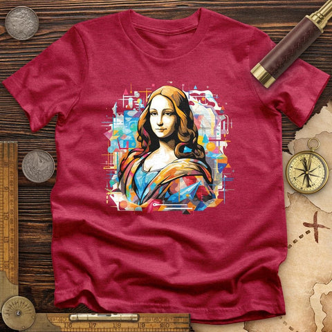 Mona Lisa Pastel High Quality Tee Heather Red / S